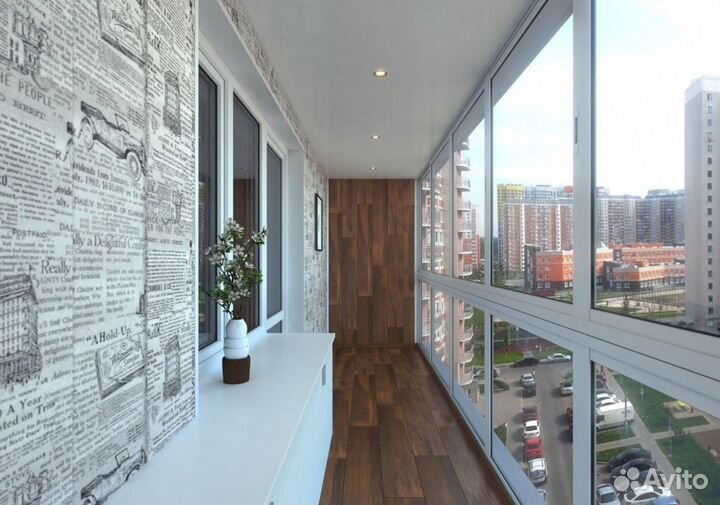 Пластиковые балконы собственное производств