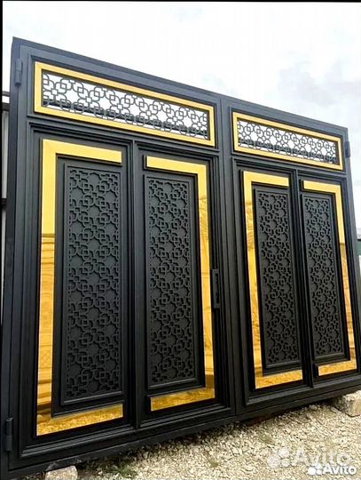 Ворота в Хасавюрте дизайн 2025 года на заказ