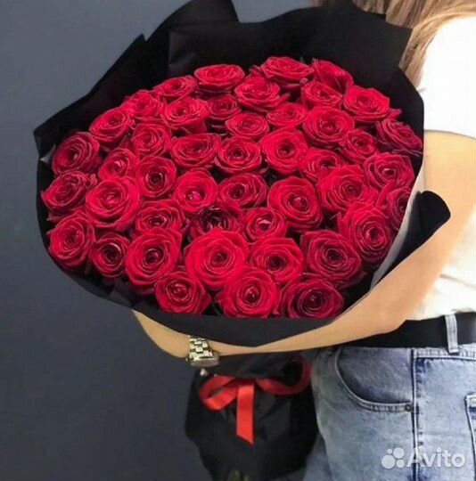 Доставка цветов Ессентуки 51 роза
