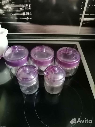 Банки стеклянные бу для специй