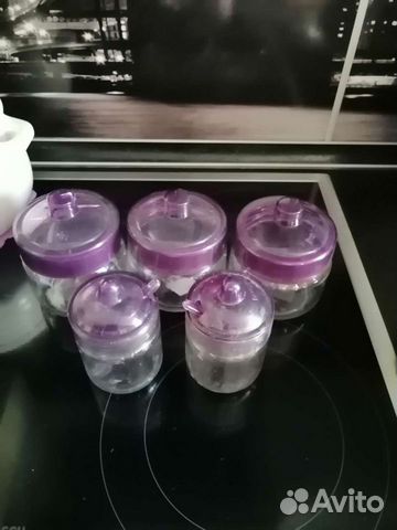 Банки стеклянные бу для специй