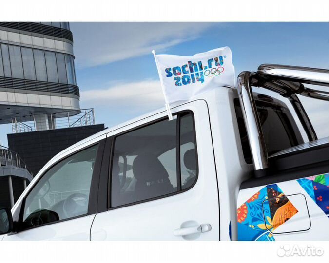 Флаги c креплением для автомобиля «Сочи 2014»