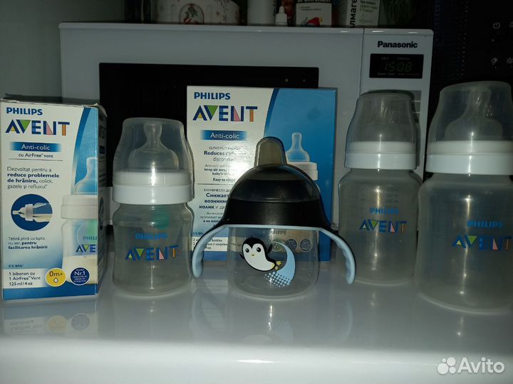 Бутылочки, стерилизатор, поильник Avent
