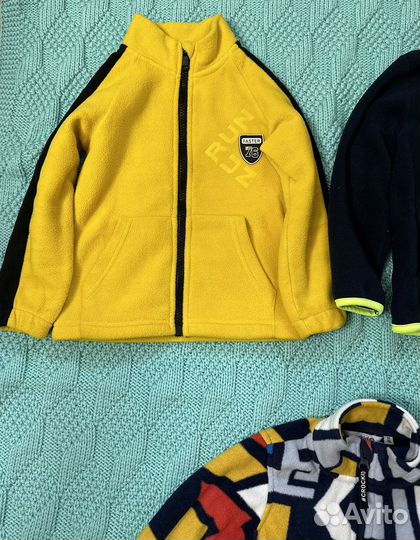 Флисовые кофты crocid пакетом на мальчика 98