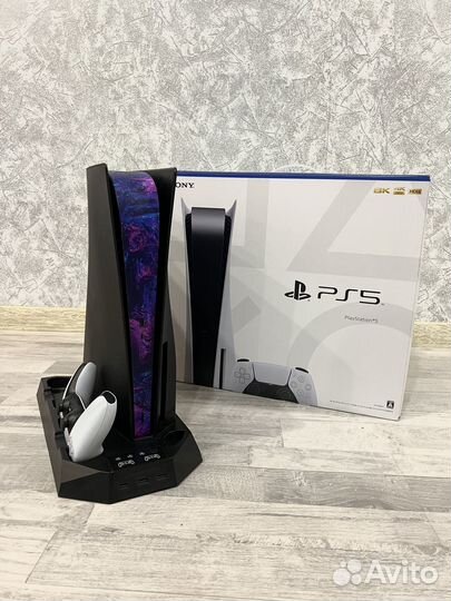 PlayStation 5 с дисководом + док-станция + Deluxe
