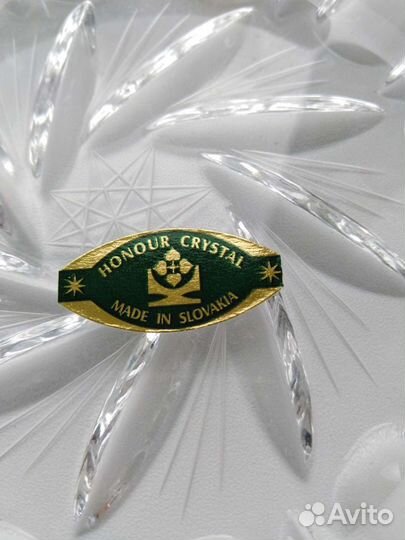 Пепельница хрусталь винтаж bohemia Crystal