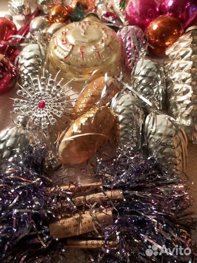 Елочные игрушки из 50х СССР