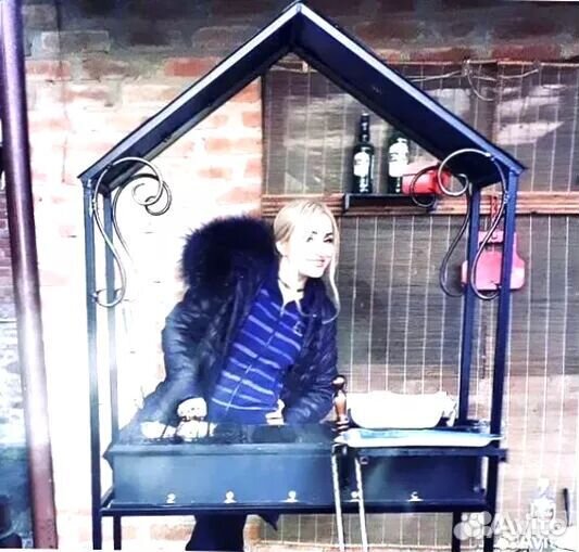 Мангал С печкой под казан