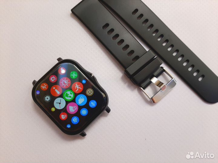 Смарт часы новые черные