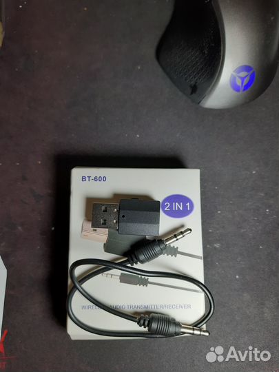 Универсальный адаптер Bluetooth 2в1 BT600(в авто)