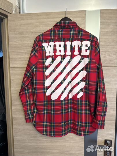 Рубашка off White в клетку