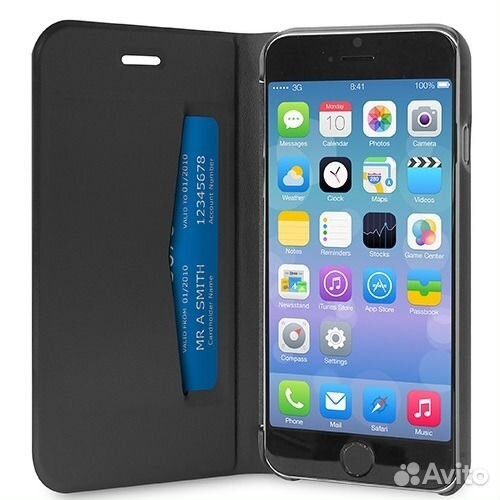 Фирменный чехол-книжка iPhone 6 Plus (5,5