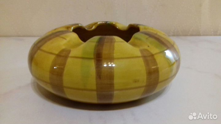 Пепельница. фаянс, конаково, зик СССР