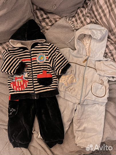 Костюм утеплённый на мальчика 74-80