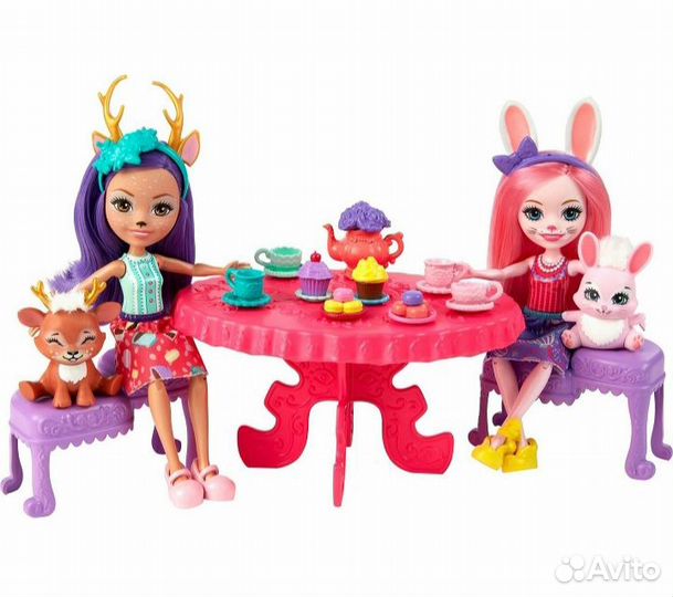 Enchantimals игровой набор чаепитие. семья выдры