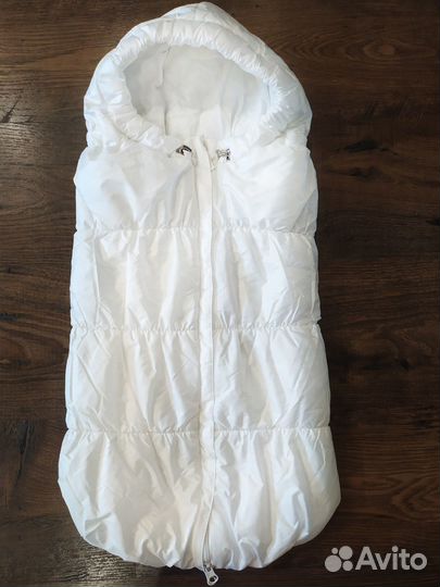 Нежный конверт на выписку, в коляску