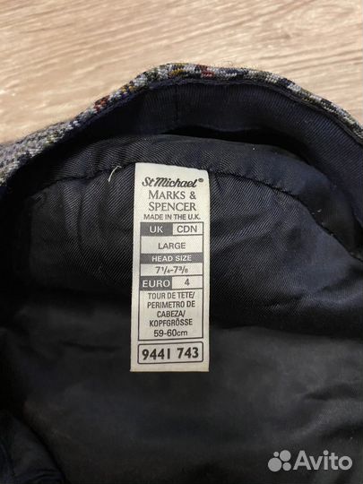 Кепка st michael marks and spencer made in the UK