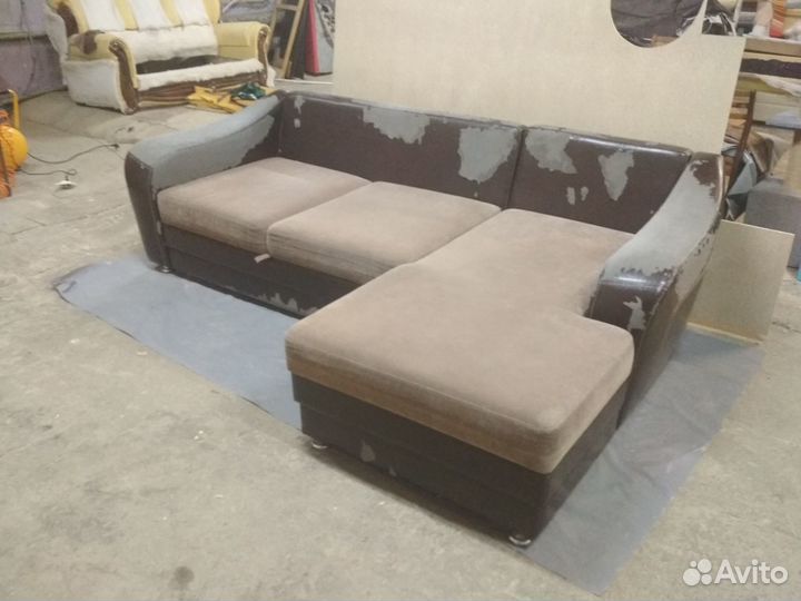 Перетяжка и ремонт мягкой мебели