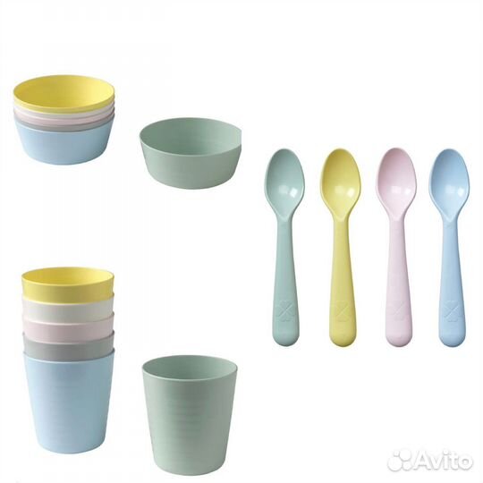 Детская посуда Икеа kalas Калас