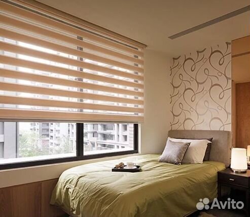 Рулонная штора с направляющими на заказ