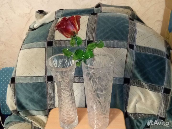 Вазы хрустальные и другие