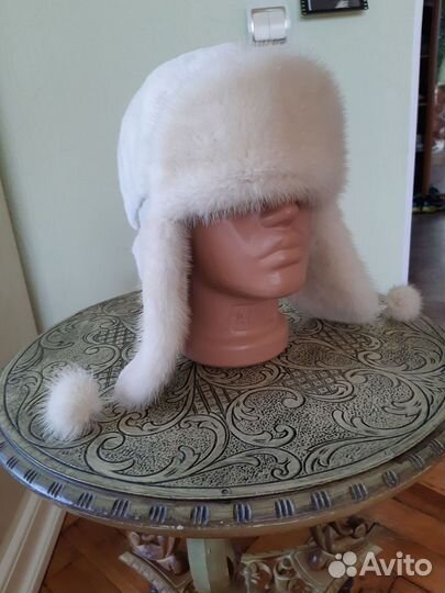 Шапка женская ушанка