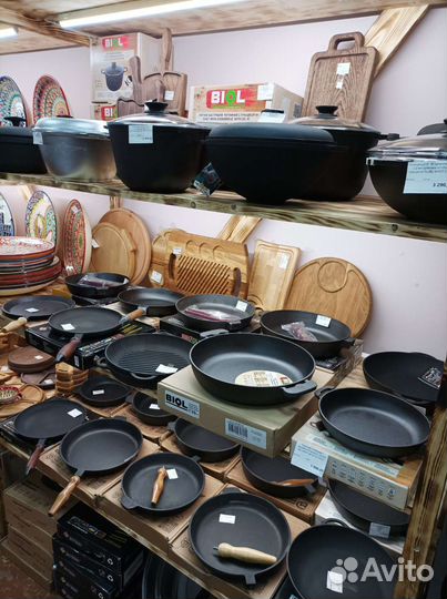 Сковородки чугунные