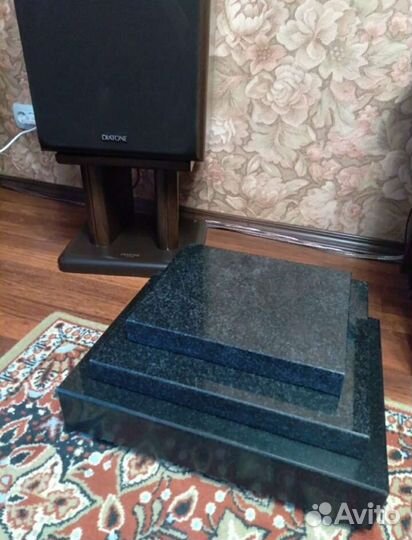 Гранит Чёрный для акустических систем компонентов