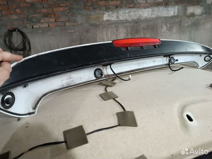 Спойлер хундай Солярис хэтчбек