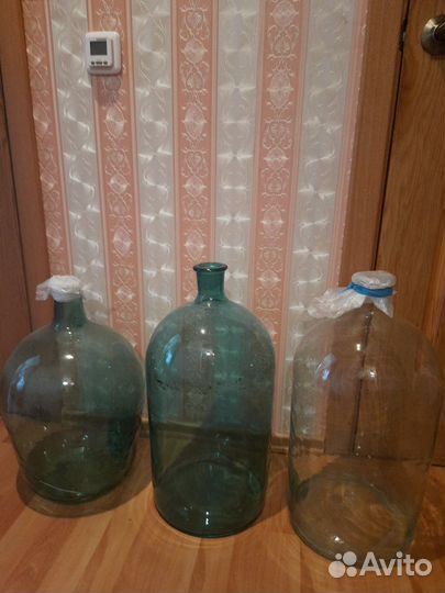 Стеклянные бутыли 20л