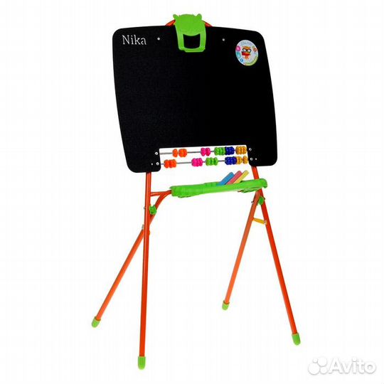 Мольберт новый односторонний, цвет оранжевый