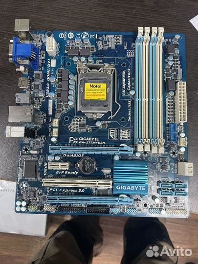 Материнская плата 1155 GA-Z77M-D3H rev1.1