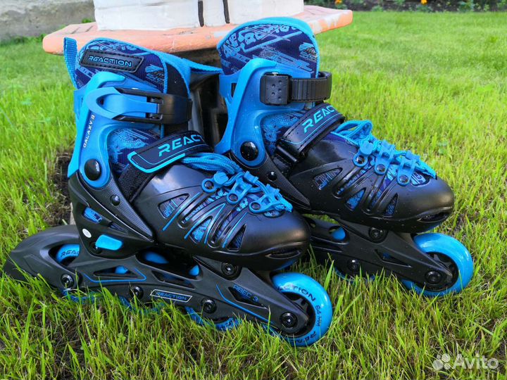 Ролики (28-31 размер), шлем и защита