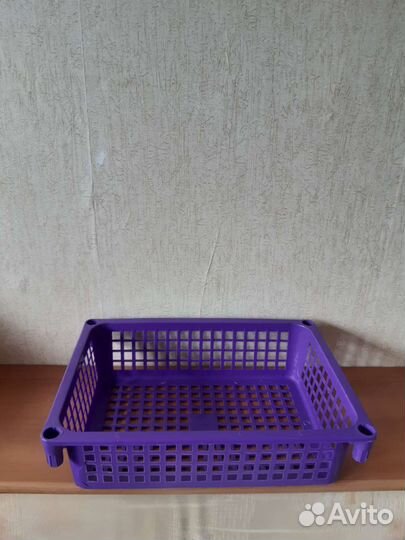 Лоток, корзина пластмассовые, 7шт