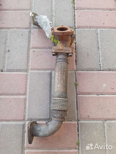 Приёмная труба Porsche cayenne 958 3.0tdi