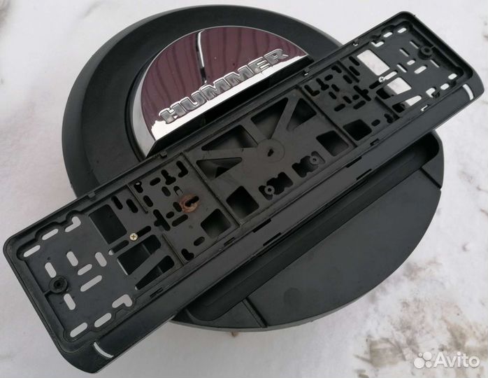 Накладка для крепления номера на Hummer H2