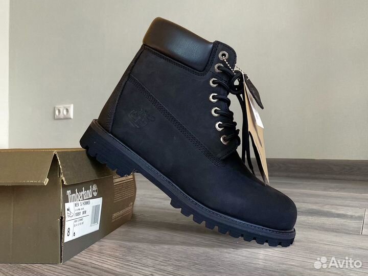 Ботинки Timberland 6 Inch Black Premium Boots