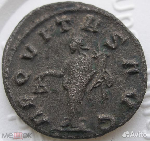 Монета Древний Рим император Требониан Галл