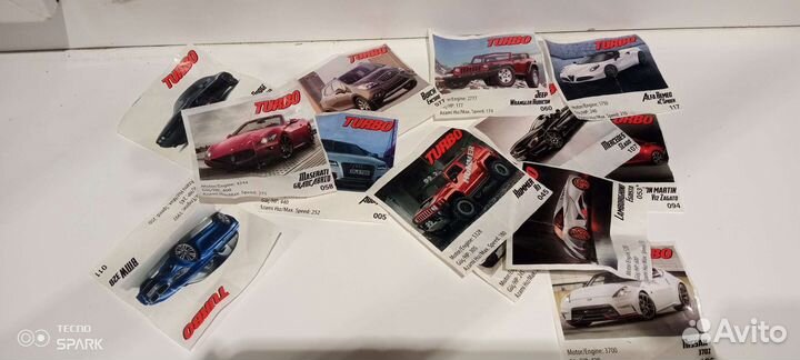 Вкладыши от жвачки turbo