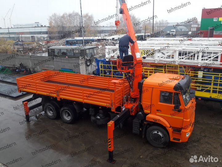 КАМАЗ 65115-3094-48 с КМУ, 2024
