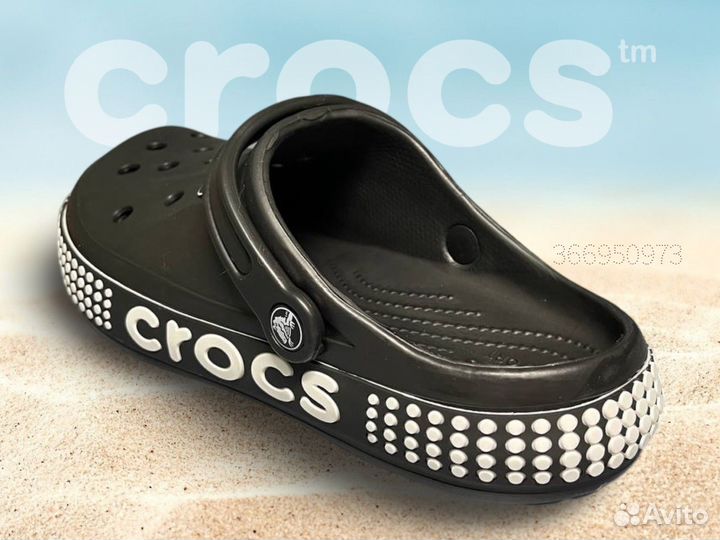 Crocs сабо мужские (черные)