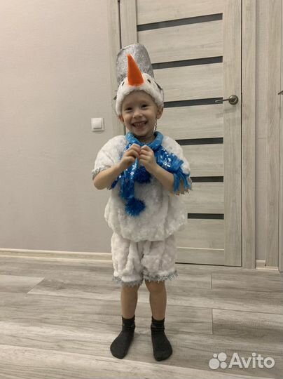 Костюм снеговика 104