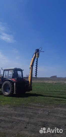 Услуги гидробура на базе экскаватора