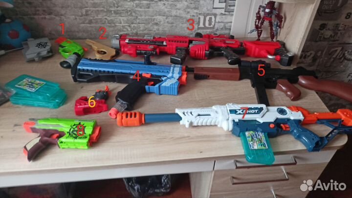 Детские пистолеты и автоматы