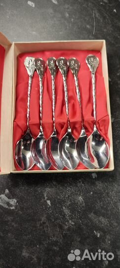 Набор чайных ложек СССР мельхиор
