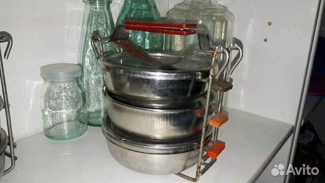 Переносной набор, миски из нержавейки