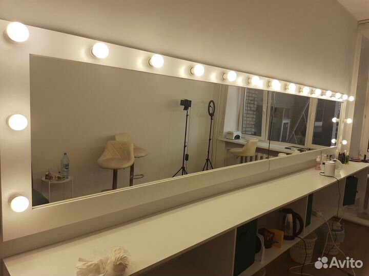 Зеркала гремерные и полки для студии