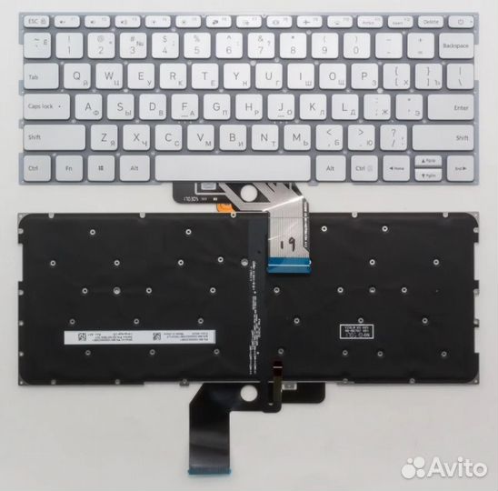 Клавиатура для Xiaomi Air 13.3 серебристая