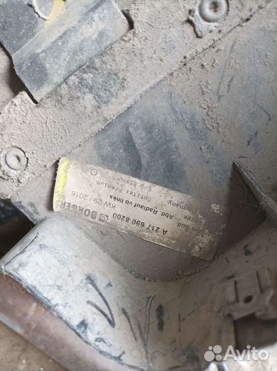 Подкрылки на мерседес 217 s купе