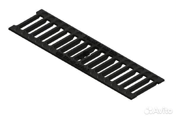 Решетка водоприемная S'park DN100 чугунная щелевая кл. С250, 1.00 шт